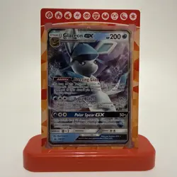 Pokemon SM Black Star Promo Glaceon GX TCG Holo Card SM147 - Image 1