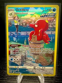 Octillery TG03/TG30 Brilliant Stars Trainer Gallery Pokemon TCG Card NM - Image 1