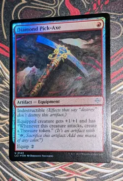 MTG *FOIL* The Lost Caverns Of Ixalan Uncommon DIAMOND PICK-AXE NM - Image 1