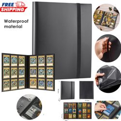 9 Pocket Trading Card Album Trading Card Binder Card Album Card Holder Black - Image 1
