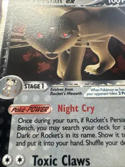 Rockets Persian EX 116/115 Reverse Holo Card Unseen Forces - Image 2