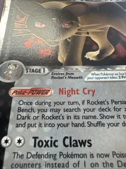 Rockets Persian EX 116/115 Reverse Holo Card Unseen Forces - Image 3