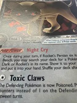Rockets Persian EX 116/115 Reverse Holo Card Unseen Forces - Image 4