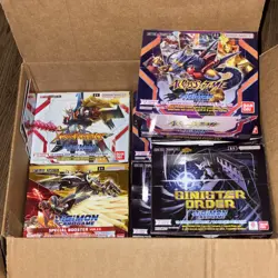 Digimon Card Game Booster + Bulk Lot Across Time X Record EX-01 - Image 2