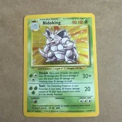 Pokemon Nidoking Holo Rare TCG Card Base Set 11/102 - Image 1