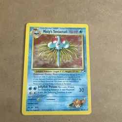 Pokemon TCG Misty's Tentacruel Gym Heroes 10/132 Holo Card - Image 1