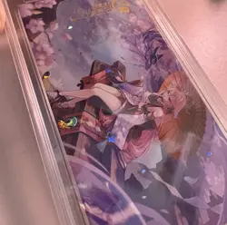 Yae Miko Zr Genshin Impact Waifu Card Slab Ika String Note Acg - Image 3