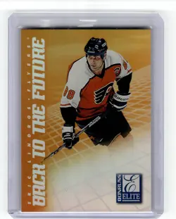 1997-98 Donruss Elite Back to the Future /1500 Eric Lindros Joe Thornton #1 - Image 1