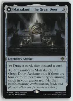 Matzalantli, the Great Door LP Foil 256 The Lost Caverns of Ixalan MTG - Image 1