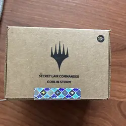 MTG Magic the Gathering Secret Lair Commander Deck Goblin Storm In Hand New - Image 1