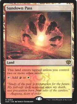 Sundown Pass 264 R Secrets of Strixhaven MTG NM/M - Image 1
