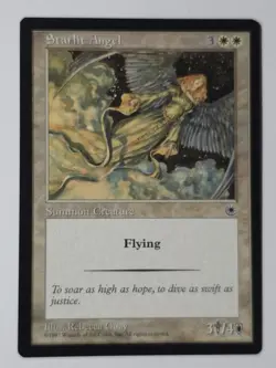 Starlit Angel (030) Portal POR MTG Magic The Gathering 1997 LP - Image 3