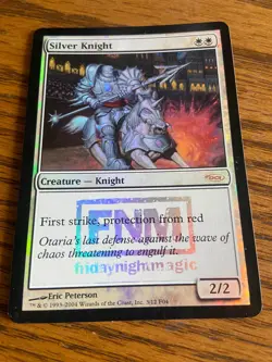 Wizards of the Coast Silver Knight FNM Promos Promo White Creature Foil EN 3/12 - Image 1