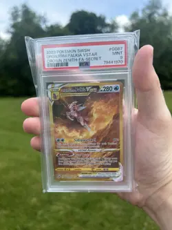 Pokemon PSA 9 Origin Forme Palkia VSTAR Secret Rare Holo GG67 English 2023 - Image 1