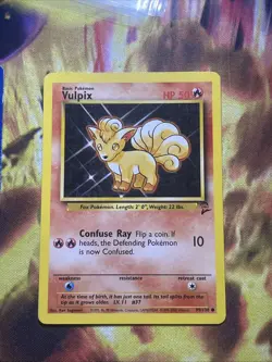 Vulpix 99/130 - Base Set 2 - Common - Pokemon Card TCG - MP - Image 1