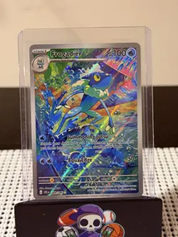 Frogadier IR Pokemon ME04 Chaos Rising Illustration Rare 089/086 Near Mint TCG - Image 1