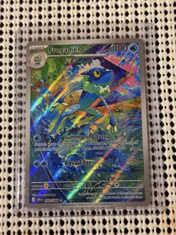 Frogadier IR Pokemon ME04 Chaos Rising Illustration Rare 089/086 Near Mint TCG - Image 3