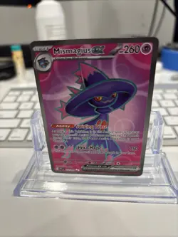 Mismagius ex 112/094 Me02: Phantasmal Flames Ultra Rare Holo 260 HP Pokemon TCG - Image 1
