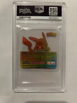 2006 Pokemon Lamincards Pikachu #25 - PSA 8 - Image 4