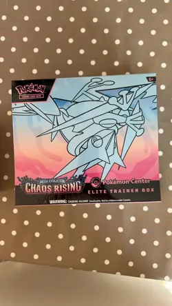 Pokemon TCG Chaos Rising Pokemon Center ETB (SEALED) - Image 1