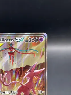 Espeon & Deoxys GX SM240 Ultra Rare Tag Team Promo Pokemon TCG NM - Image 4