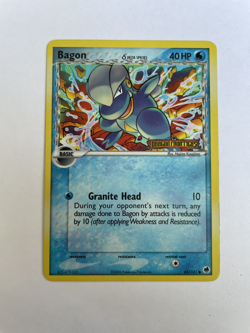 Pokemon TCG Bagon (Delta Species) Dragon 43/101 Reverse Holo Common - HP - Image 1