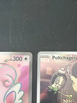 Blissey & Sinistcha EX & Poltchageist Pokemon Twilight Masquerade SV Full Art - Image 3