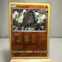 Stakataka 106/214 Holo Rare Unbroken Bonds Pokemon Holo Near Mint - Image 1