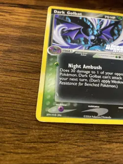 Pokemon TCG Dark Golbat EX Team Rocket Returns Reverse Holo Stamped 34/109 LP - Image 3
