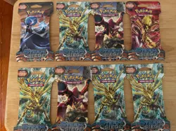Pokemon TCG XY Steam Siege 8 Sleeved Booster Packs Sealed/New Lot Of 8 - Image 1
