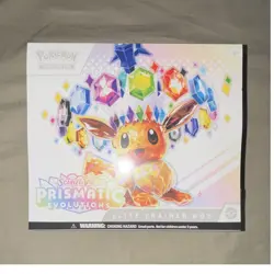 Pokemon TCG Elite Trainer Box Scarlet & Violet Prismatic Evolutions Small Rip ‼ - Image 1
