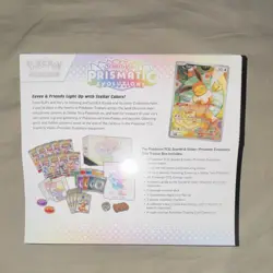 Pokemon TCG Elite Trainer Box Scarlet & Violet Prismatic Evolutions Small Rip ‼ - Image 3