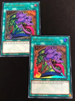 Yugioh Pot of Desires RA01-EN056 1st Ultra x2 (NM) - Image 1