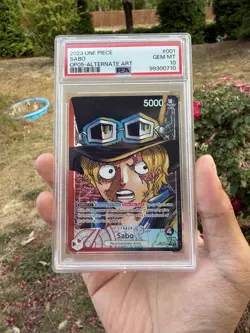 PSA 10 Sabo Leader Alternate Art OP05-001 EN One Piece CCG - Image 3