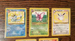 Pokemon TCG 1999 - Jungle Set LOT of 5 (NH Rares + First Edition Uncommons) LP - Image 2