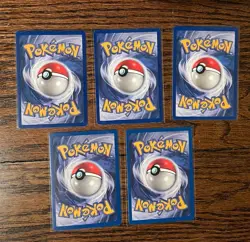 Pokemon TCG 1999 - Jungle Set LOT of 5 (NH Rares + First Edition Uncommons) LP - Image 4