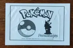 Ash Ketchum Green Cracked Ice Holo Pokemon Indigo League Sticker 1996 - Image 3