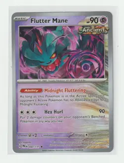 Pokemon TCG - Flutter Mane (Poke Ball Pattern) 043/131 Prismatic Evolutions Holo - Image 1
