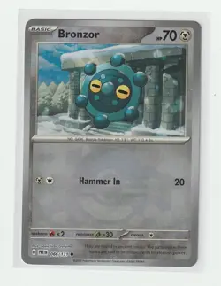 Pokemon TCG - Bronzor (Poke Ball Pattern) 066/131 Prismatic Evolutions Holo - Image 1
