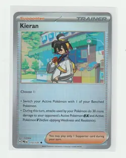 Pokemon TCG - Kieran - (Poke Ball Pattern) 113/131 Prismatic Evolutions Holo - Image 1