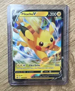 Pokemon TCG Pikachu V SWSH285 Sword & Shield Promo Cards Holo 200 HP ENG - Image 1