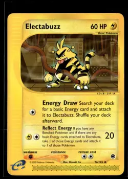 2002 E-Card - Expedition Electabuzz Basic/Uncommon #76 - Image 1