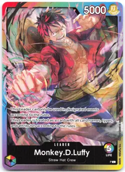 Monkey.D.Luffy (Release Event Leader) P One Piece Promotion Cards - Image 1
