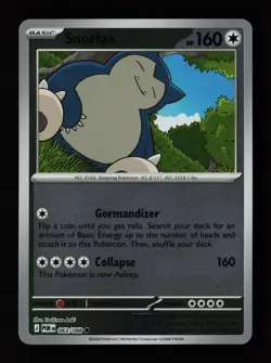 Snorlax 063/088 Reverse Holo Perfect Order Pokemon Card - Image 1