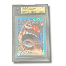 One Piece Card English -Buggy (L) Alt Art #042 - OP09 Four Emperors - BGS 10 - Image 2
