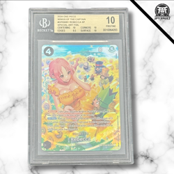One Piece Card English - Rebecca Alt Art #091 - OP05 Awakening Era - BGS 10 - Image 1