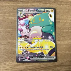 POKEMON JOURNEY TOGETHER IONOS BELLIBOLT EX SPECIAL ILLUSTRATION RARE 183/159 - Image 1