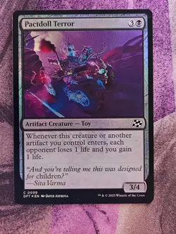Pactdoll Terror 99 Common Aetherdrift Magic: The Gathering Foil Near Mint - Image 1