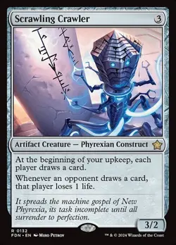Scrawling Crawler [FDN] #132 NM MTG - Image 1