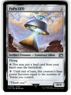 PuPu UFO 266 Uncommon FINAL FANTASY Magic: The Gathering Near Mint - Image 1